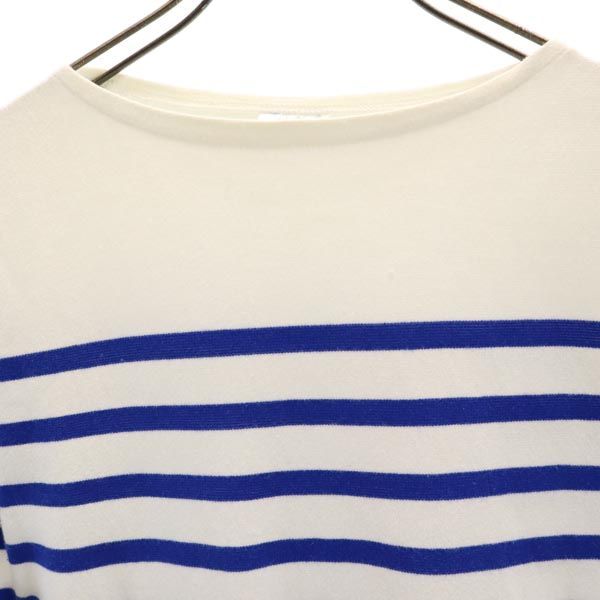 ORCIVAL オーシバル フランス製 ボーダー 長袖 Tシャツ ホワイト系 バスクシャツ ロンT レディース