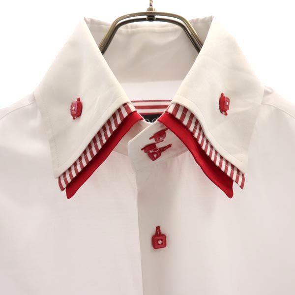 COOGI クージー 長袖 ボタンダウンシャツ XL 白 メンズ