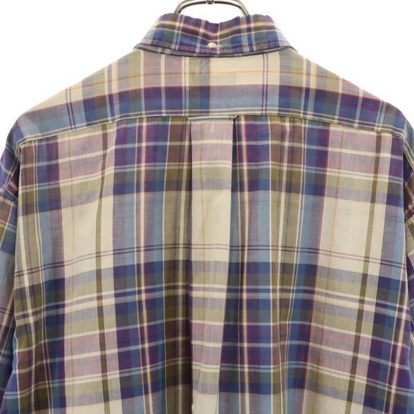 GANT ガント 90s オールド チェック 長袖 ボタンダウンシャツ XXL ビッグサイズ メンズ