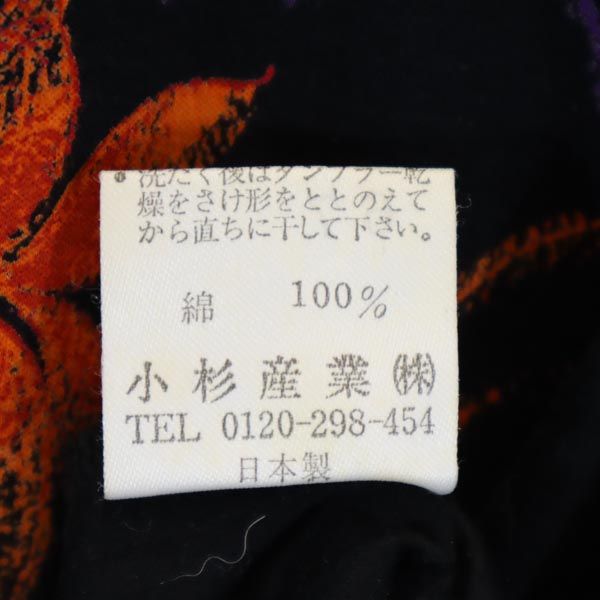 KENZO ケンゾー ゴルフ 日本製 総柄 長袖 ハーフジップ ポロシャツ 2 ブラック系 GOLF レディース