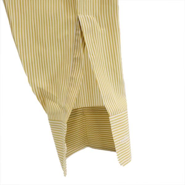 ARROW アロー ストライプ 長袖 シャツ イエロー レディース