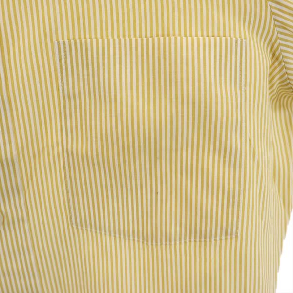 ARROW アロー ストライプ 長袖 シャツ イエロー レディース