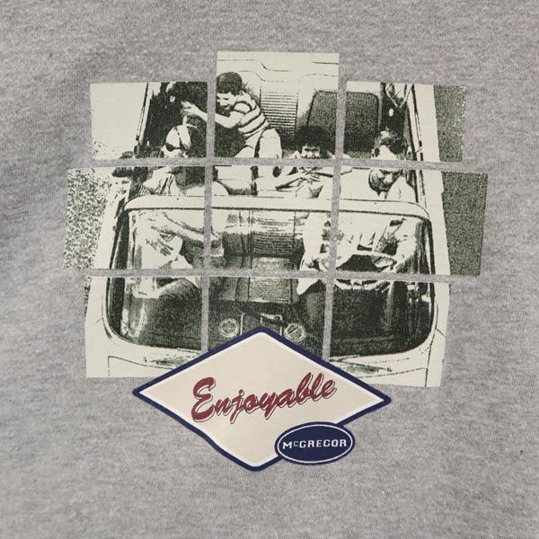 マックレガー プリント 半袖 Tシャツ M グレー McGregor メンズ