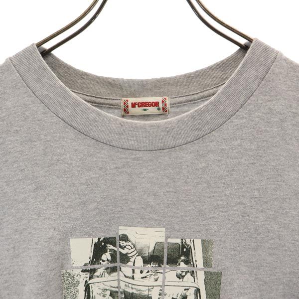 マックレガー プリント 半袖 Tシャツ M グレー McGregor メンズ