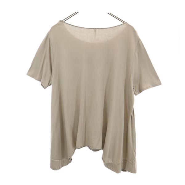 sunaokuwahara スナオクワハラ 半袖 カットソー ベージュ×ピンク レディース