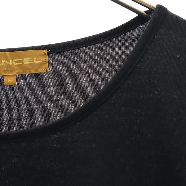 ランセル 長袖 Tシャツ M ブラック系 LANCEL ロンT メンズ