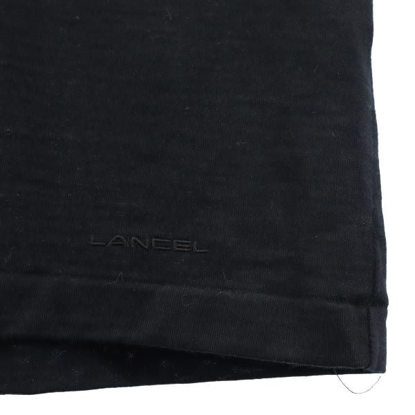 ランセル 長袖 Tシャツ M ブラック系 LANCEL ロンT メンズ