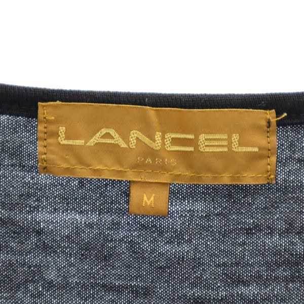 ランセル 長袖 Tシャツ M ブラック系 LANCEL ロンT メンズ