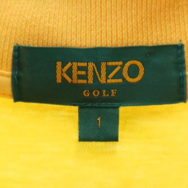 KENZO ケンゾー 日本製 ゴルフ 半袖 ポロシャツ 1 イエロー系 GOLF メンズ