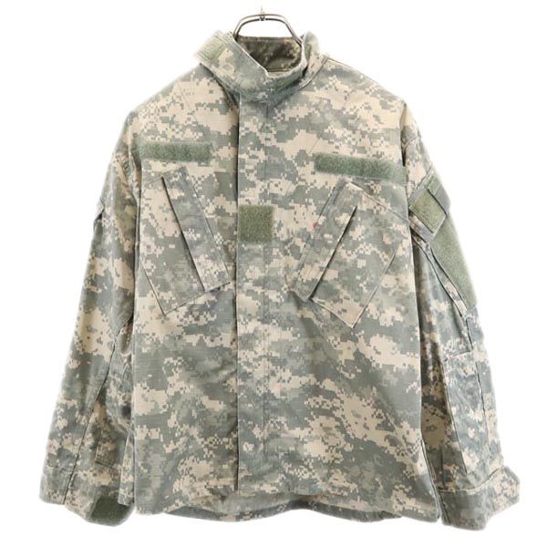 US ARMY アメリカ軍 モザイクカモフラージュ柄 ミリタリージャケット S カーキ系 US ARMY メンズ