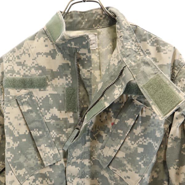US ARMY アメリカ軍 モザイクカモフラージュ柄 ミリタリージャケット S カーキ系 US ARMY メンズ