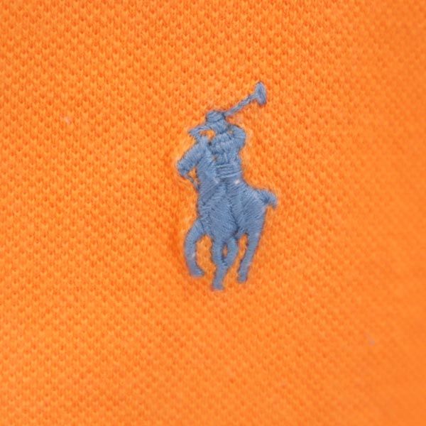 Polo by Ralph Lauren ポロバイラルフローレン 半袖 ポロシャツ M オレンジ 鹿の子 メンズ