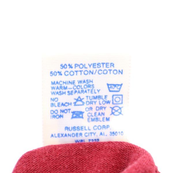 RUSSELL ATHLETIC ラッセルアスレチック 90s オールド USA製 半袖 Tシャツ S レッド系 メンズ