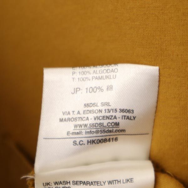 55DSL フィフティーファイブディーエスエル 半袖 Tシャツ S ブラウン系 ポケT メンズ