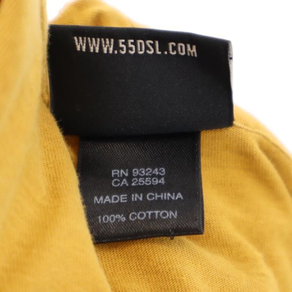 55DSL フィフティーファイブディーエスエル 半袖 Tシャツ S ブラウン系 ポケT メンズ