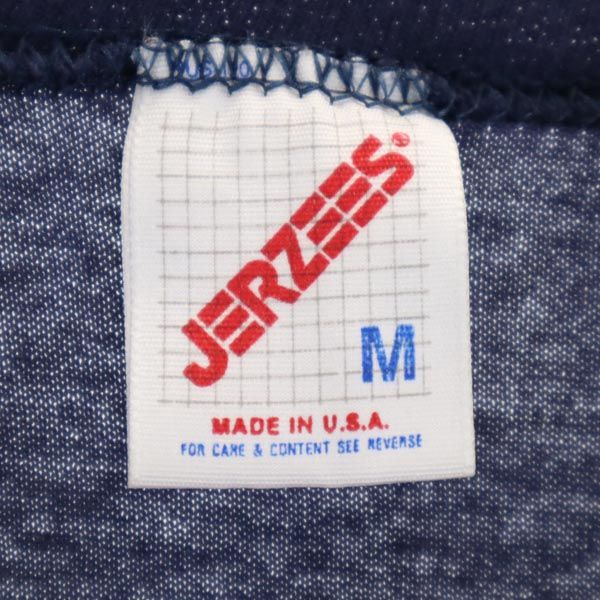 JERZEES ジャージーズ 90s オールド USA製 半袖 Tシャツ M ネイビー メンズ