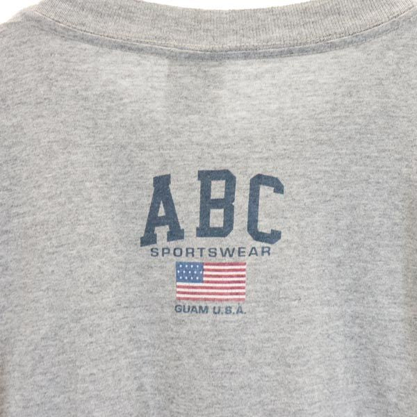 Murina ムリナ 90s オールド USA製 プリント 半袖 Tシャツ L グレー メンズ