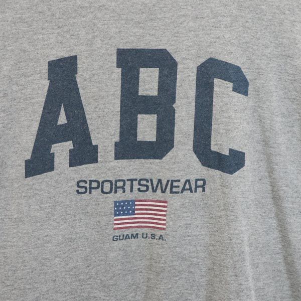 Murina ムリナ 90s オールド USA製 プリント 半袖 Tシャツ L グレー メンズ