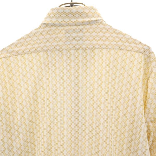 Cassino 70s ヴィンテージ 総柄 長袖 シャツ ベージュ系 Cassino メンズ