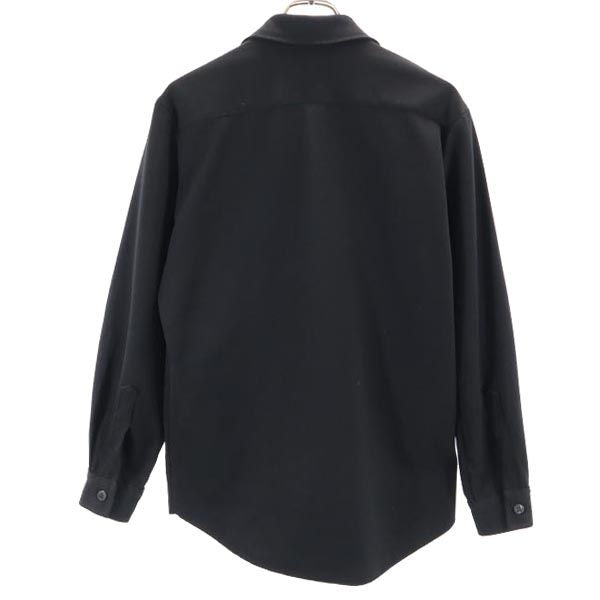 seafarer シーファーラー 長袖 ミリタリーシャツ 15-33 ブラック 米海軍 US NAVY アンカーボタン メンズ