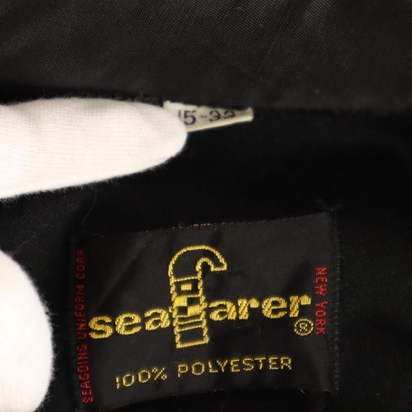 seafarer シーファーラー 長袖 ミリタリーシャツ 15-33 ブラック 米海軍 US NAVY アンカーボタン メンズ