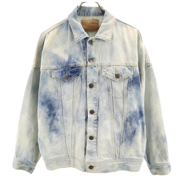 X-girl エックスガール ブリーチ加工 デニムジャケット 2 ジージャン レディース