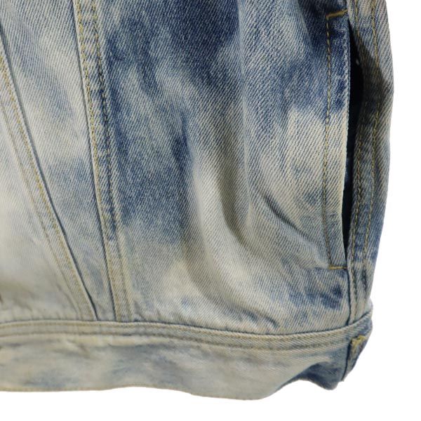 X-girl エックスガール ブリーチ加工 デニムジャケット 2 ジージャン レディース