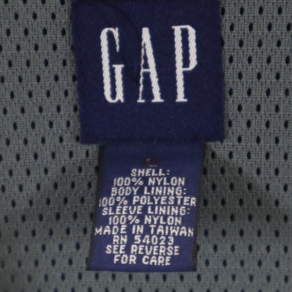 GAP ギャップ 長袖 ナイロンジャケット L ネイビー ベンチレーション ウインドブレーカー キッズ