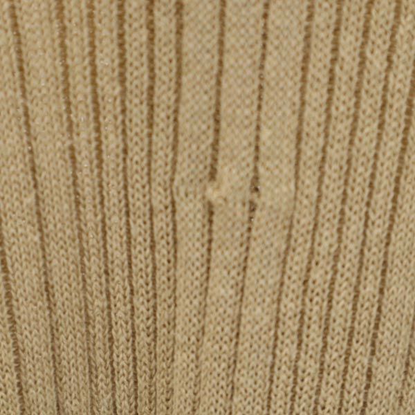 LANVIN en Bleu ランバンオンブルー 日本製 長袖 ニットジャケット 38 ベージュ ショート丈 レディース