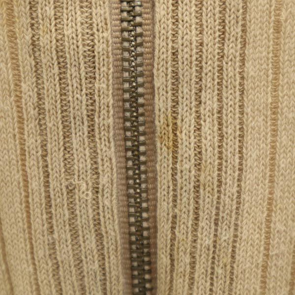 LANVIN en Bleu ランバンオンブルー 日本製 長袖 ニットジャケット 38 ベージュ ショート丈 レディース