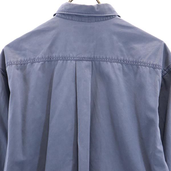 CHAPS チャップス 長袖 シャツ M ブルー系 メンズ