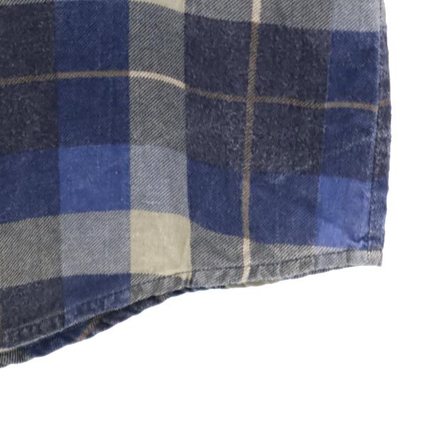WOODLAND ウッドランド チェック 長袖 シャツ M ブルー系 メンズ