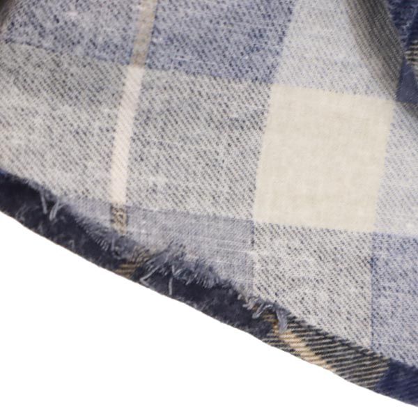 WOODLAND ウッドランド チェック 長袖 シャツ M ブルー系 メンズ