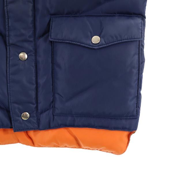 ヴィンテージ 80s ダウンベスト 16 ネイビー VINTAGE メンズ