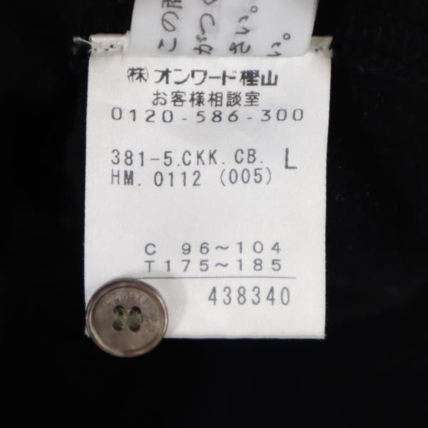 ck Calvin Klein シーケー カルバンクライン 半袖 ポロシャツ L ブラック 鹿の子 メンズ