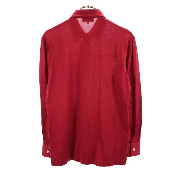 ラコステ 長袖 ポロシャツ 3 ワインレッド系 LACOSTE メンズ