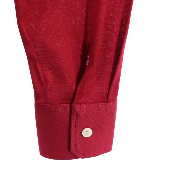 ラコステ 長袖 ポロシャツ 3 ワインレッド系 LACOSTE メンズ