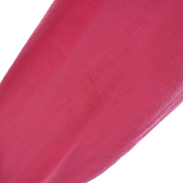 バレンシア スポーツ 長袖 ポロシャツ L ホワイト BALENCIAGA SPORTS 鹿の子 レディース