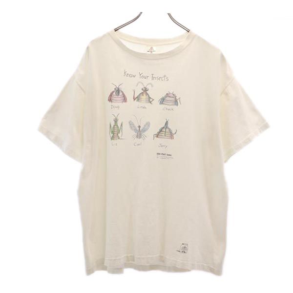 ファーサイド 90s オールド USA製 プリント 半袖 Tシャツ XL 白 THE FAR SIDE メンズ