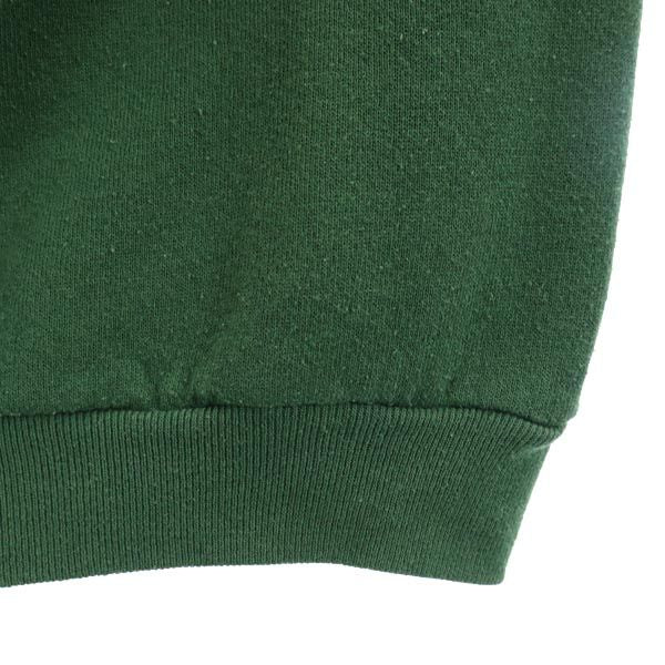 TULTEX タルテックス 90s オールド プリント 長袖 トレーナー L グリーン系 スウェット 裏起毛 メンズ