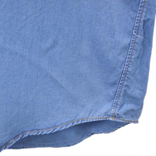 ケンゾー ジーンズ 日本製 長袖 デニムシャツ M ブルー系 KENZO JEANS メンズ