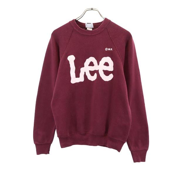 Lee リー 90s オールド USA製 長袖 スウェット トレーナー M ブラウン系 メンズ