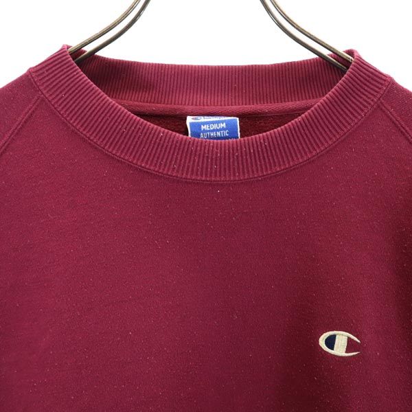 Champion チャンピオン 長袖 スウェット トレーナー M レッド系 メンズ