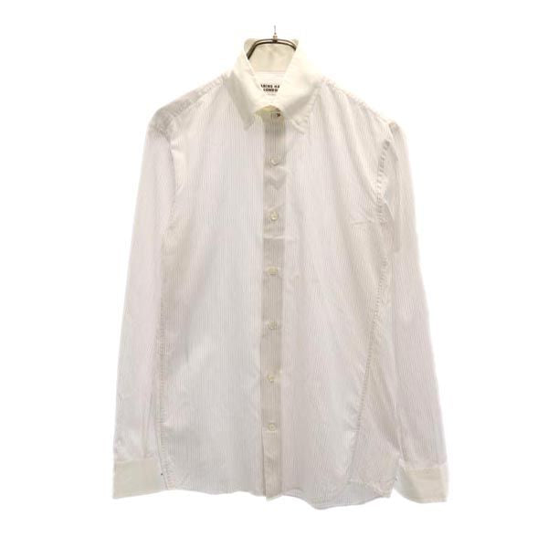 KATHARINE HAMNETT キャサリンハムネット 日本製 長袖 シャツ L 白系 レディース