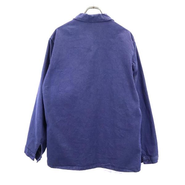 SPILAG 長袖 ユーロ カバーオール デニムジャケット 54 インディゴ ジージャン メンズ