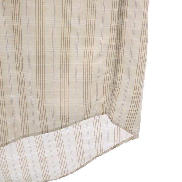 BURBERRY バーバリー 三陽商会 日本製 チェック 長袖 ボタンダウンシャツ M ベージュ系 メンズ