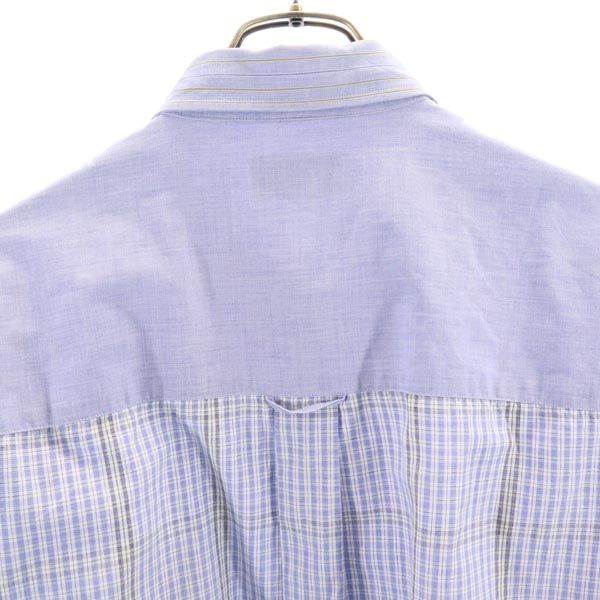 CHAPS RALPH LAUREN チャップスラルフローレン オールド 総柄 長袖 シャツ 16 ブルー系 メンズ