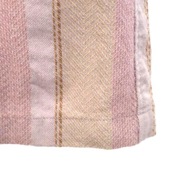 Pierre Cardin ピエールカルダン ウール 総柄 長袖 シャツ M パープル系 メンズ