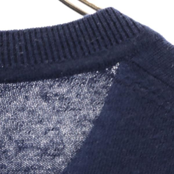 ARMANI EXCHANGE アルマーニエクスチェンジ ウール 長袖 Vネック セーター S ネイビー ニット メンズ