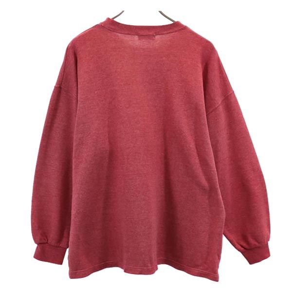 シュミーズラコステ スウェット トレーナー 赤系 CHEMISE LACOSTE 裏起毛 メンズ